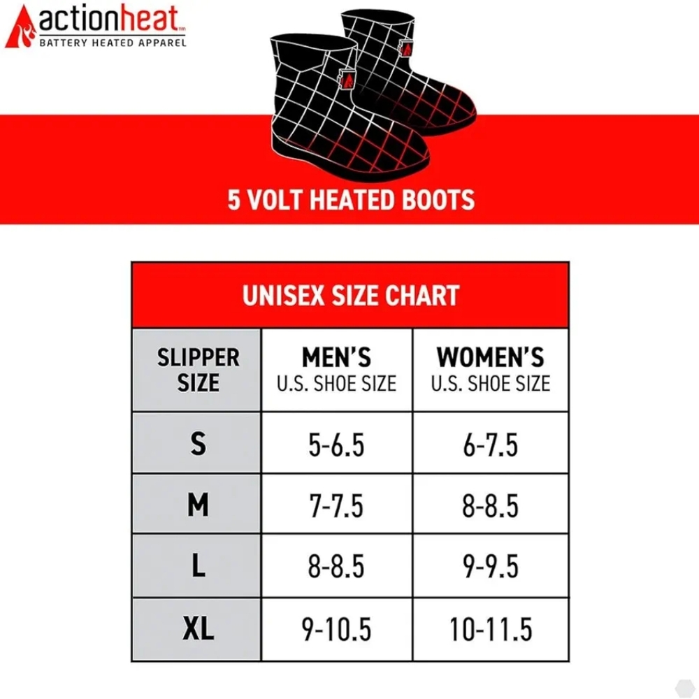 ActionHeat 5V Heated Boots for Indoors and Outdoors – Unisex Large NIB - Picture 4 of 7